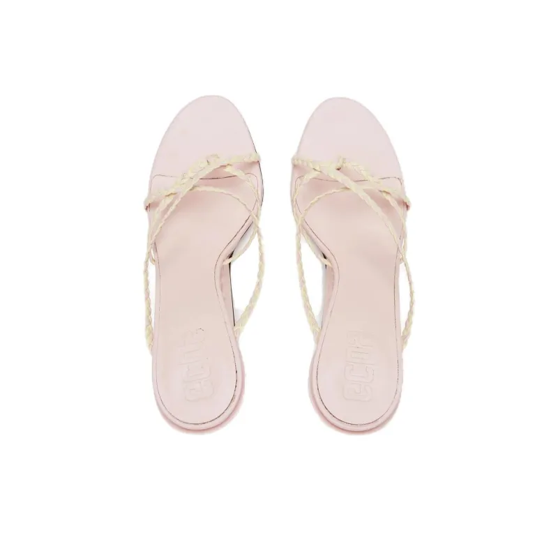 GCDS Morso 110mm Leather Thong Sandals-2