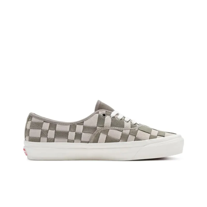 Vans Authentic 44 Dx 'Woven Check Brown Khaki'-1