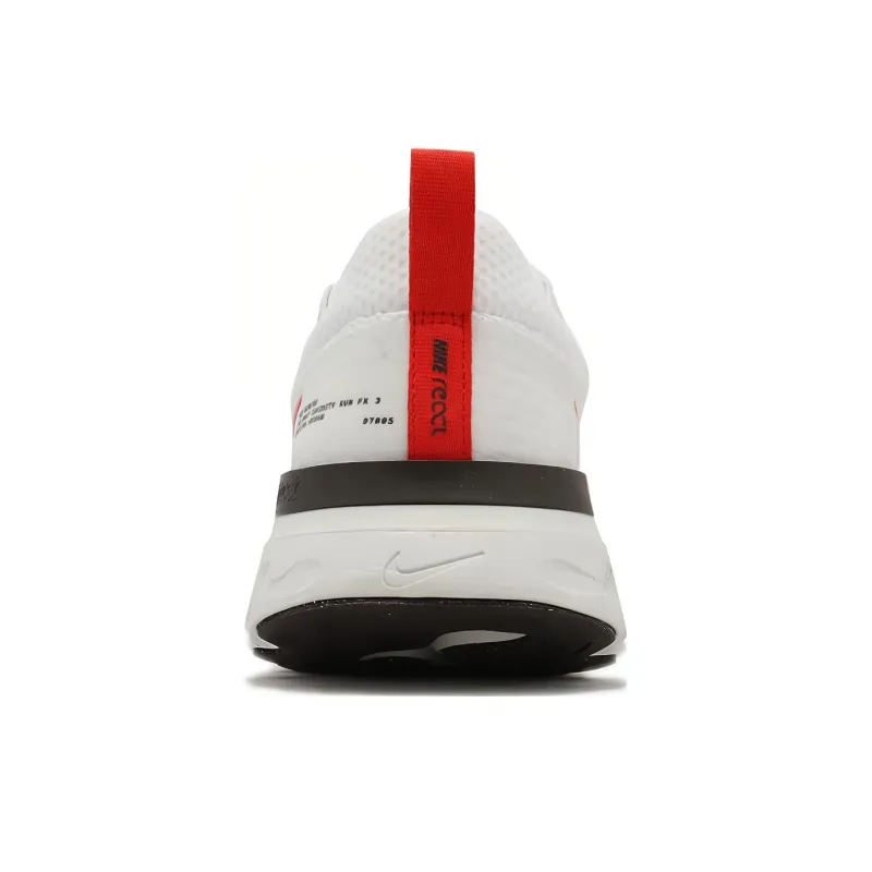Nike React Infinity Run Flyknit 3 White Light Crimson-3
