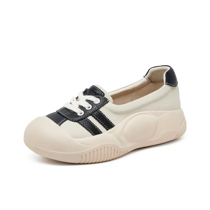 OULISASI Height Increasing Wear-Resistant Low-Top Casual Shoes Women's-6