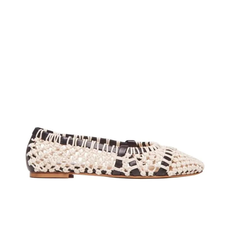 GABRIELA HEARST Armar Ballerina Casual Single Shoes Women's Cream White-1