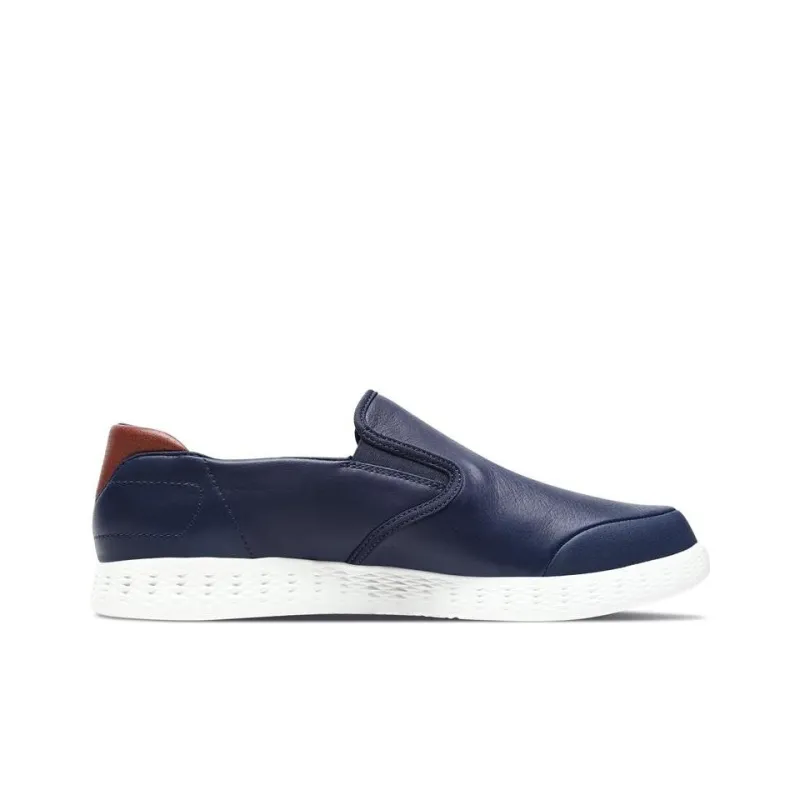 Skechers ON THE GO Glide Cushioning Anti-Slip And Wear-Resistant Low-Top Sports Casual Shoes Men's Navy-1