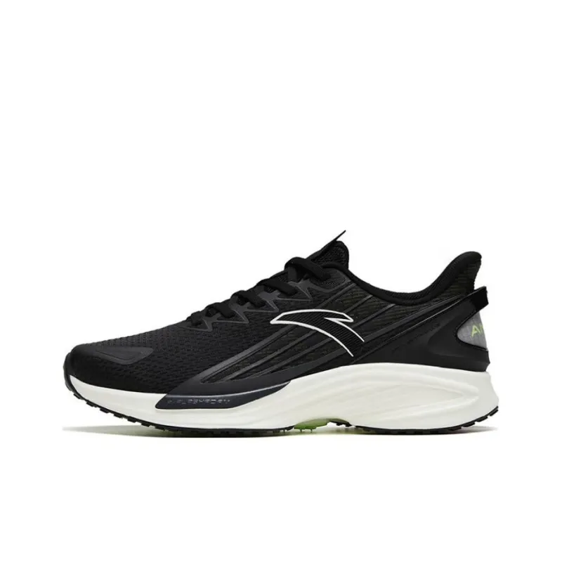 Anta A Grip Pro Shock Absorbers With Slip Resistant And Abrasion Resistant Properties Low Top Running Shoes Men's Black-0