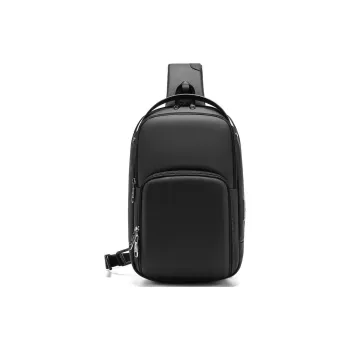 Ssweisiker Oxford Shoulder Bag, Sling Bag Regular Men's Black