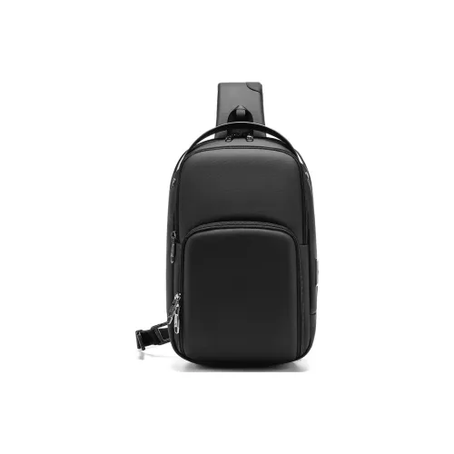Ssweisiker Oxford Shoulder Bag, Sling Bag Regular Men's Black