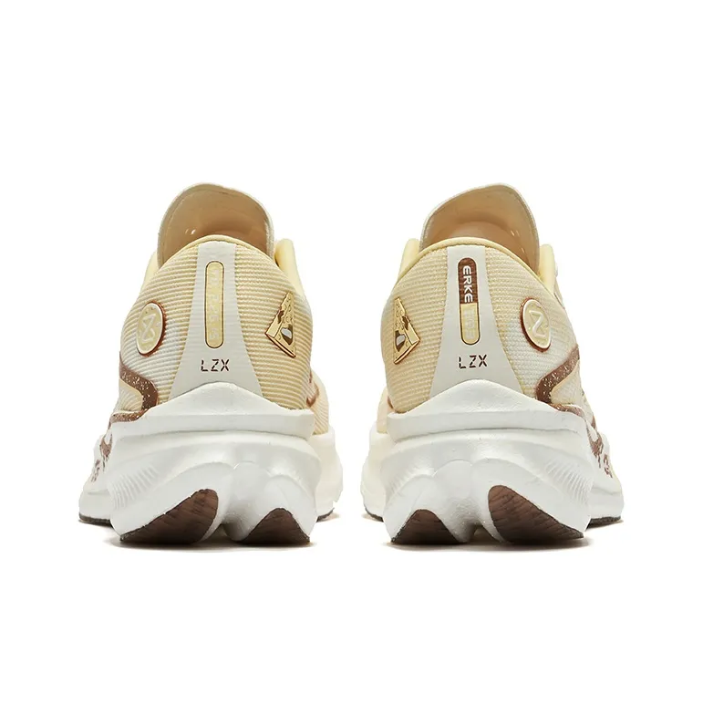 Erke Zhijing 1.0 Cushioning Anti Slip And Wear Resistant Low Top Running Shoes Men's Cheese Color-3