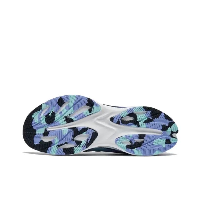 XTEP Wind & Fire 26th Generation Cushioning, Slip Resistant, Rebound Low Top Running Shoes Women's Black Blue Purple-4