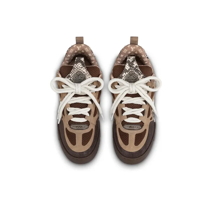 LOUIS VUITTON Skate Sneakers 'Brown'-3