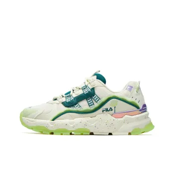 FILA Disruptor Low Sneakers 'White Green' Women's