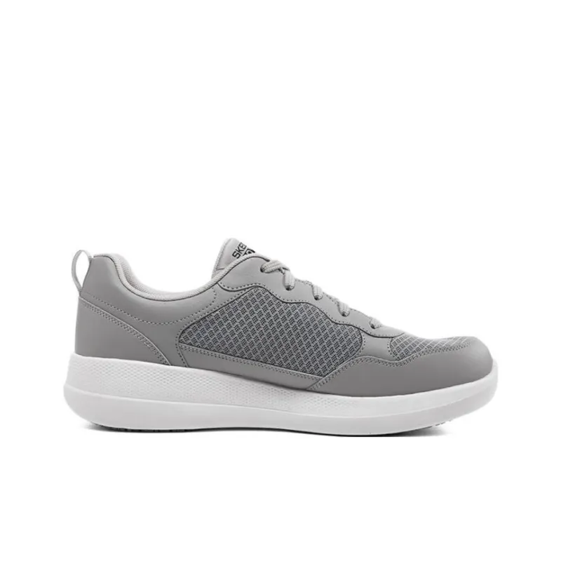 Skechers GO WALK Stability Cushioning Anti-Slip And Wear-Resistant Low-Top Casual Shoes Men's Gray-1