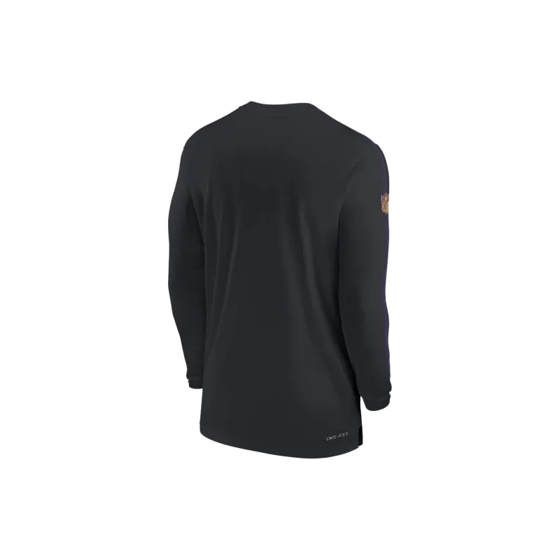 Nike Minnesota Vikings Sideline Coach Men's Nike Dri-FIT Nfl Long-Sleeve Top-1