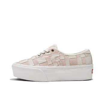 Vans Authentic Woven Check Stackform 'White Pink'
