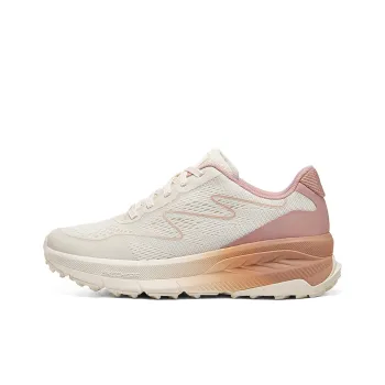 Skechers Switch Back Cushioning Anti Slip And Wear Resistant Low Top Trail Running Running Shoes Women's White Pink