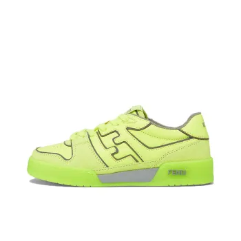 FENDI By Marc Jacobs Match Low Tops Neon Yellow Leather