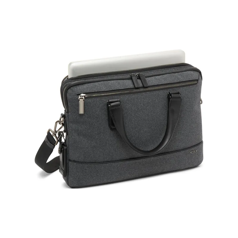 TUMI Polyester Shoulder Bag Crossbody Bag Handbag Men's Deep Carbon-2