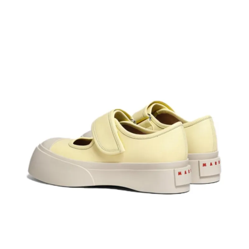 MARNI Pablo Platform Mary Jane Shoes Women's Yellow-3