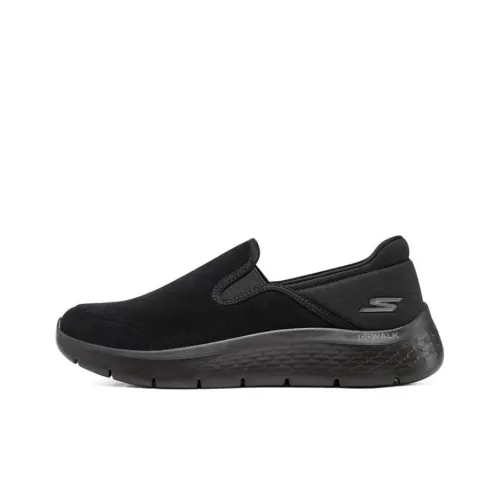 Skechers Go Walk Fle Cushioning Anti Slip And Wear Resistant Low Top Casual Shoes Men's Black
