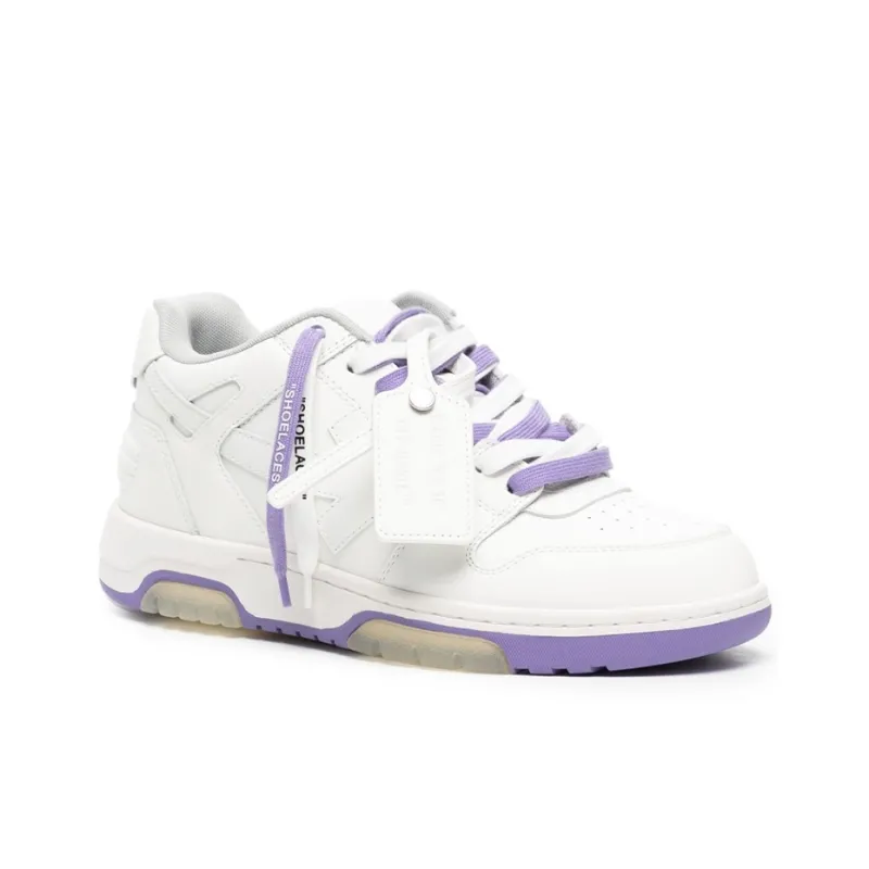 OFF WHITE Out Of Office Low Top Sneaker 'White Purple'-2