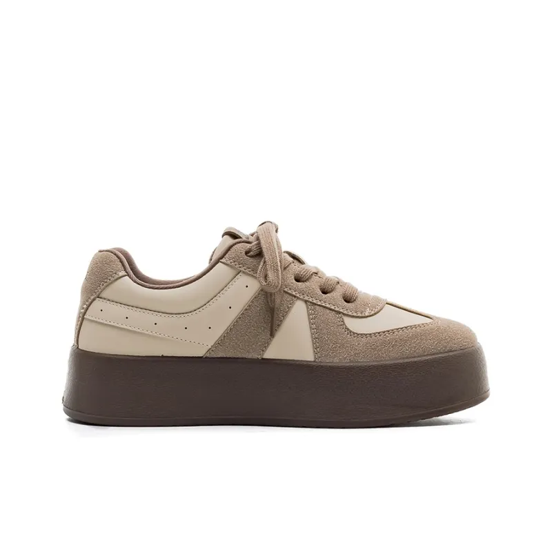 Warrior Slip Resistant, Abrasion Resistant, Lightweight, Height Increasing Low Top Skateboard Shoes Women's-1