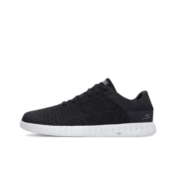 Skechers ON THE GO Glide Cushioning Anti-Slip And Wear-Resistant Low-Top Sports Casual Shoes Black Gray Color