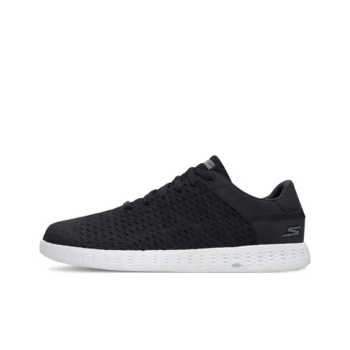 Skechers ON THE GO Glide Cushioning Anti-Slip And Wear-Resistant Low-Top Sports Casual Shoes Black Gray Color