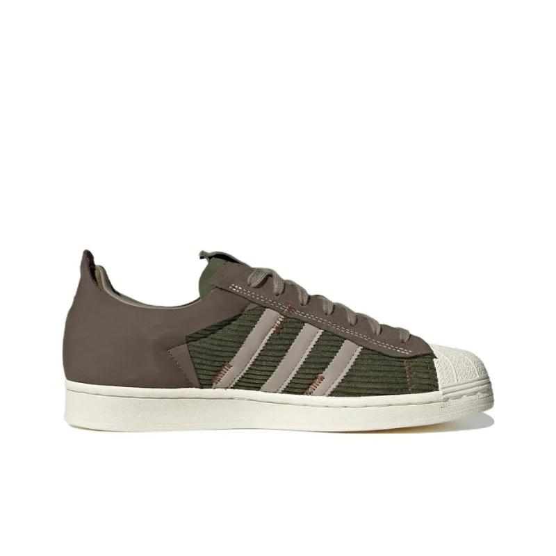 Adidas Originals Superstar Shoes Canvas 'Black Gum'-1