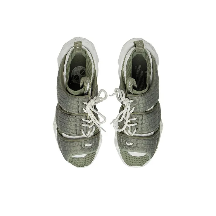 KUNG FU x LiNing Jackie Chan Cushioning Anti-Slip And Wear-Resistant Rebound Low-Top Casual Shoes Men's Green White-3