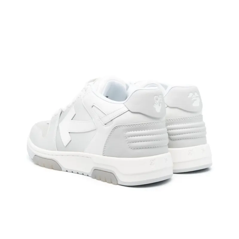 OFF WHITE Out Of Office Ooo Low Tops White Gray-3