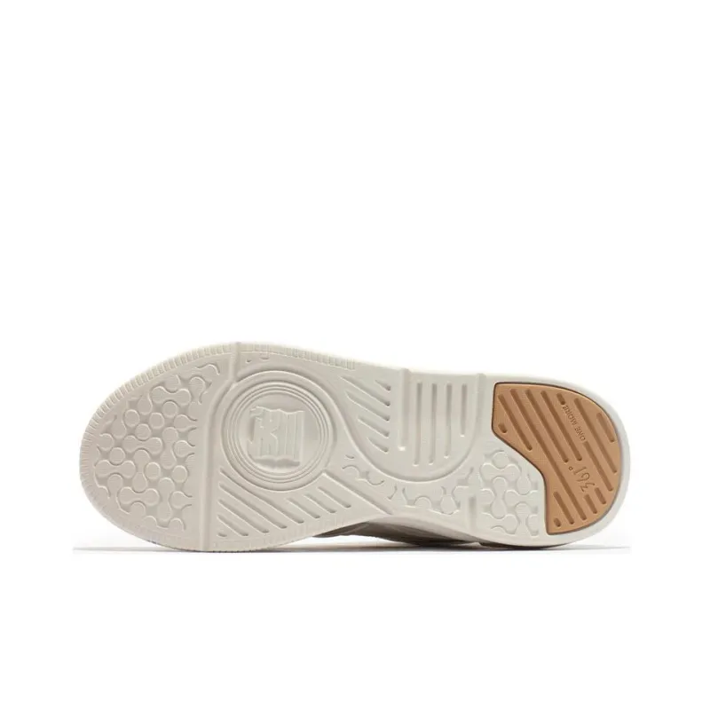 361° Jincheng SE Fleece Lined Warm Cushioning Anti Slip And Wear Resistant Low Top Casual Shoes Men's White Yellow-5