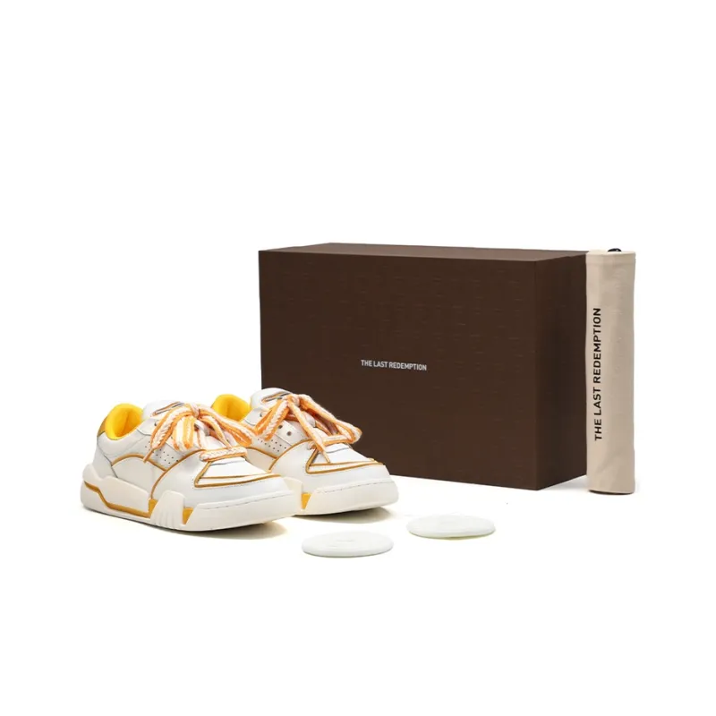 The Last Redemption Spacecourt Stylish Skateboarding Shoes Men's Yellow-6