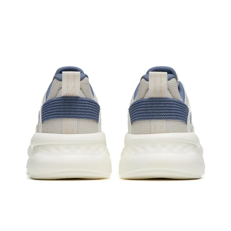 Anta Unruly Series Non-slip Lightweight Low-Top Sports Casual Shoes Men's White Gray Blue-3