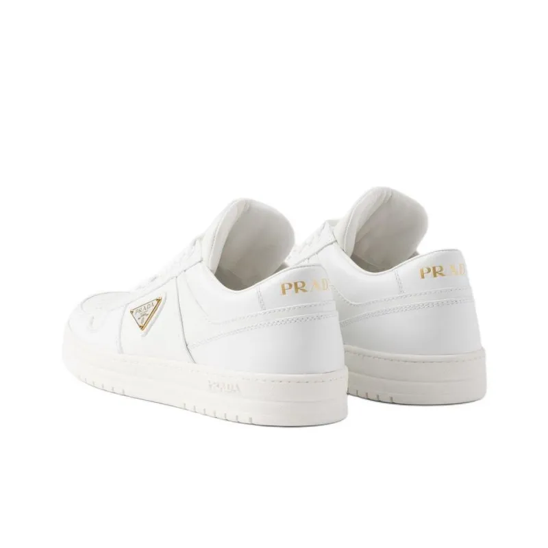 PRADA Downtown Low Top Skateboard Shoes Women's White-3
