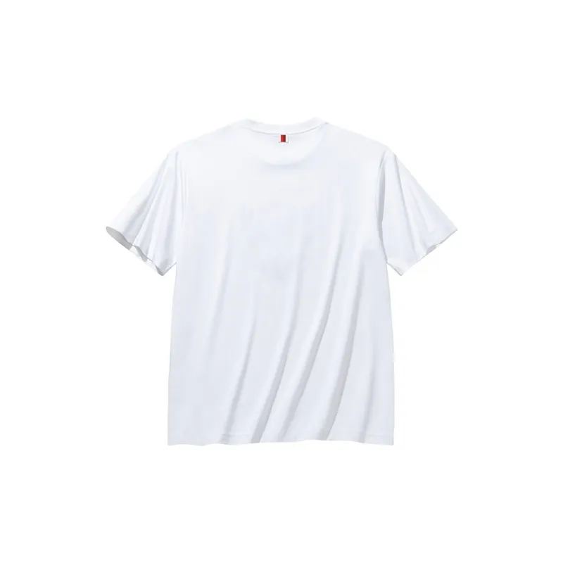 Anta Spirit Dragon Sports Lifestyle Collection T Shirt Unisex Snowflake White-1