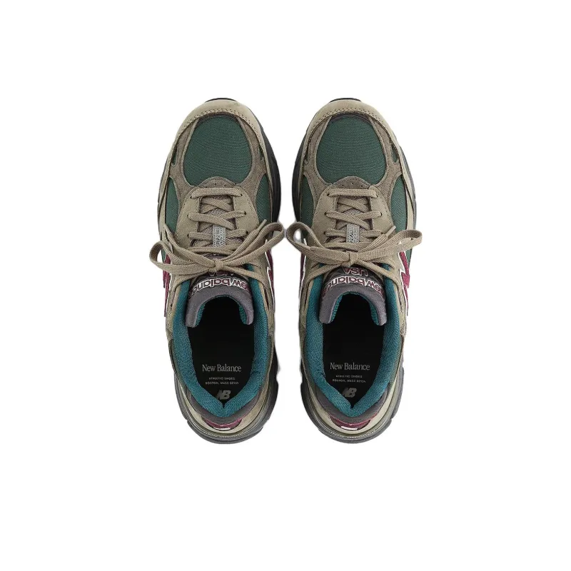 New Balance 990v3 MiUSA Teddy Santis Green Purple-3