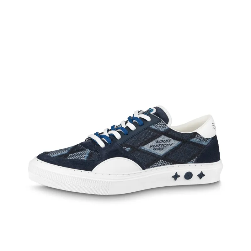 LOUIS VUITTON Lv Ollie Richelieu Sneakers 'Blue'-0