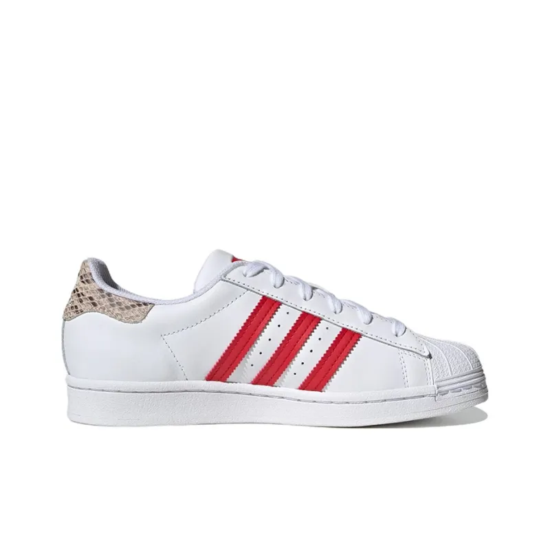 Adidas Superstar White Snakeskin Women's-1