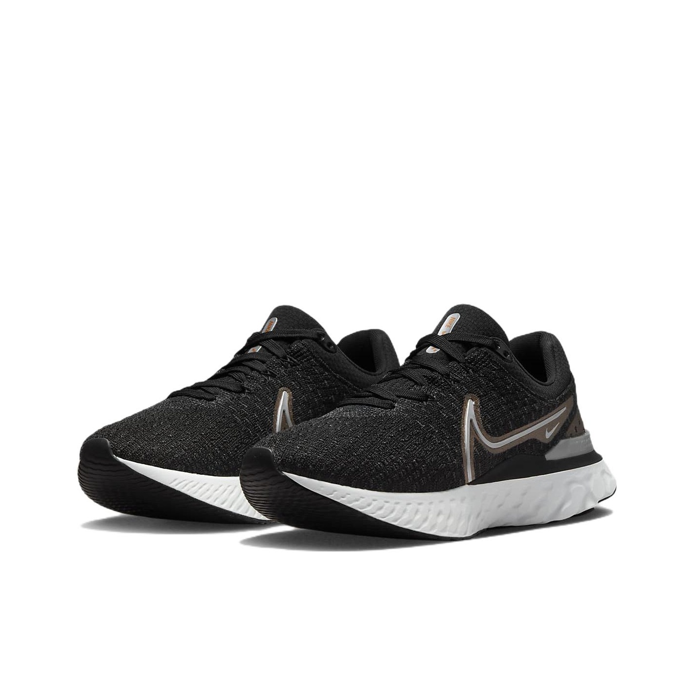 Nike React Infinity Run Flyknit 3 'Black Metallic Copper