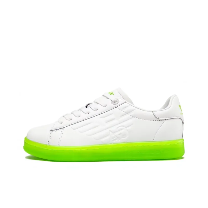 EMPORIO ARMANI EA7 Skateboard Shoes Women's White-0