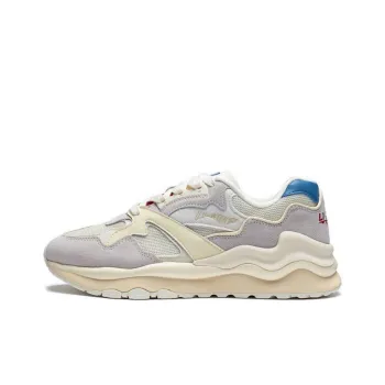 LiNing 001 Mountain Sea Anti Slip Wear Resistant Low Top Casual Shoes Men's Ecru Light Cream Yellow