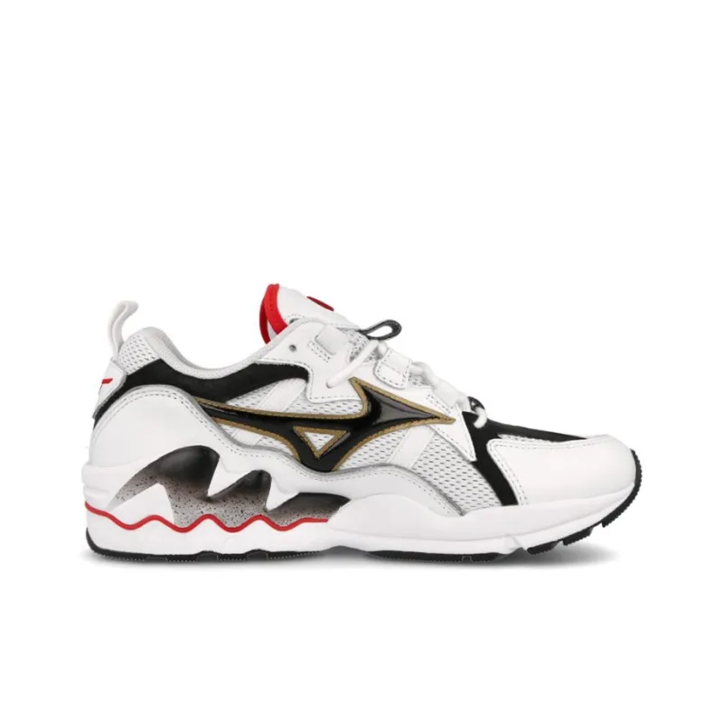 Mizuno Wave Rider 1 White Black Red-1