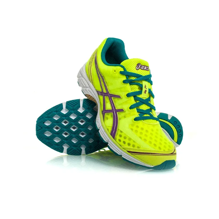 Asics Gel-Ds Racer 9 Wear-Resistant Low-Top Running Shoes Women's Yellow Purple-3