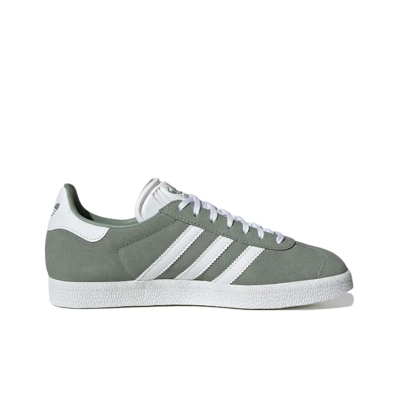 Adidas Gazelle Silver Green Women's-1