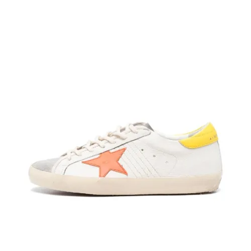 Golden Goose Super-Star White Orange Yellow