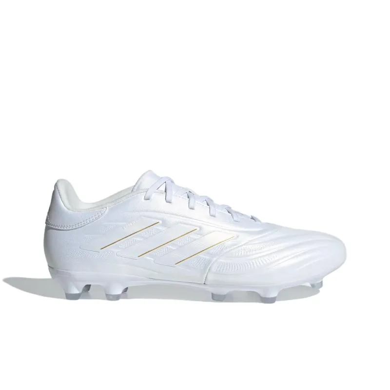 Adidas COPA PURE 2 FG Rubber Long Studs Firm Ground Anti Slip Wear Resistant Soccer Shoes Unisex White-1