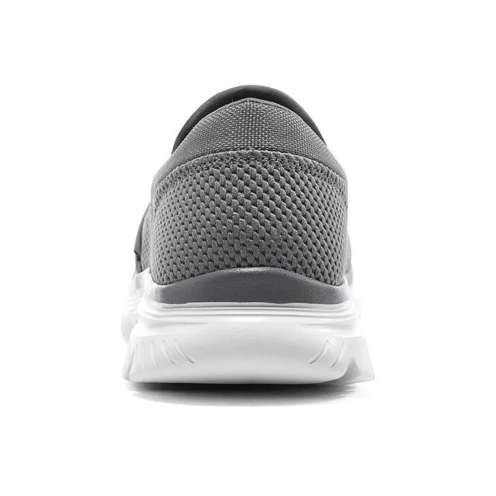 Skechers BURNS 2.0 Breathable Balanced Lightweight Low Top Casual Shoes Men's Charcoal Gray-3