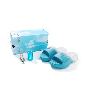 Guuka x PEAK State Pole Cloud Slide Slippers Women's White Blue