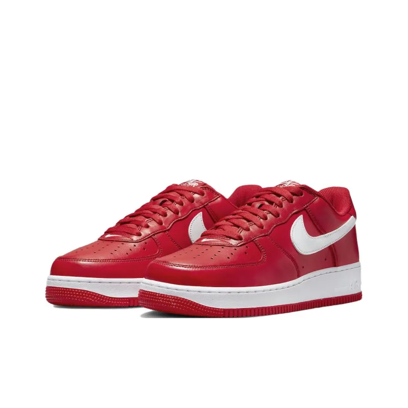 Nike Air Force 1 Low Retro Qs Color Of The Month University Red White-2