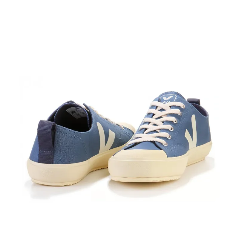 VEJA Nova Canvas Stylish Skateboarding Shoes Unisex Dark Blue-3