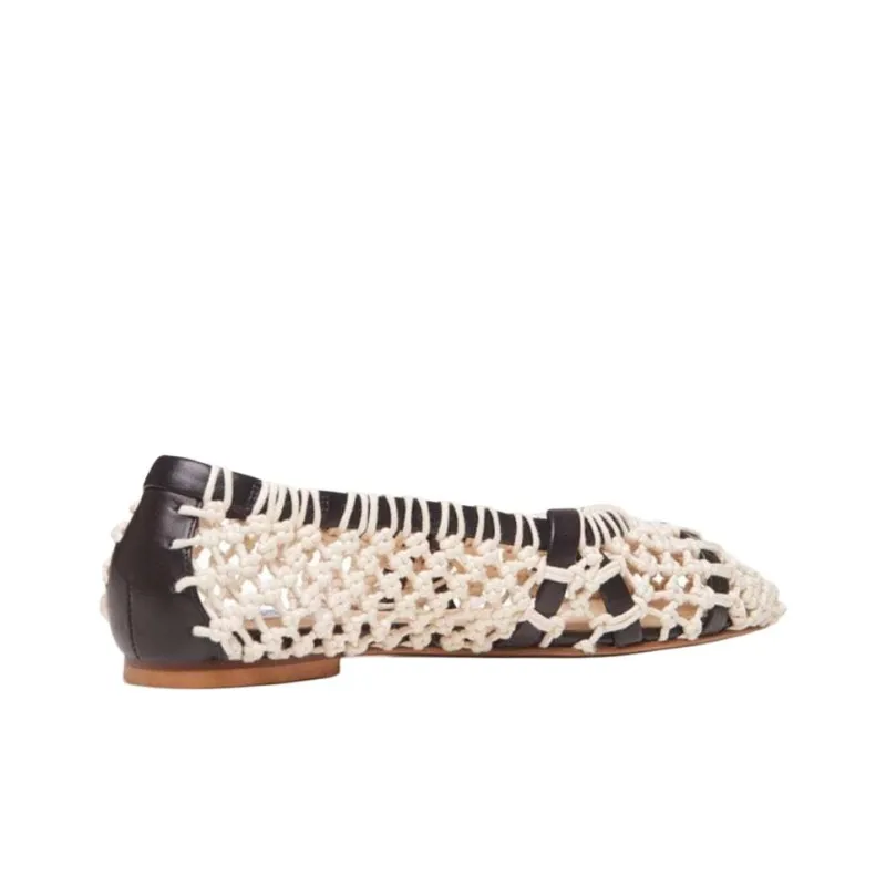 GABRIELA HEARST Armar Ballerina Casual Single Shoes Women's Cream White-3