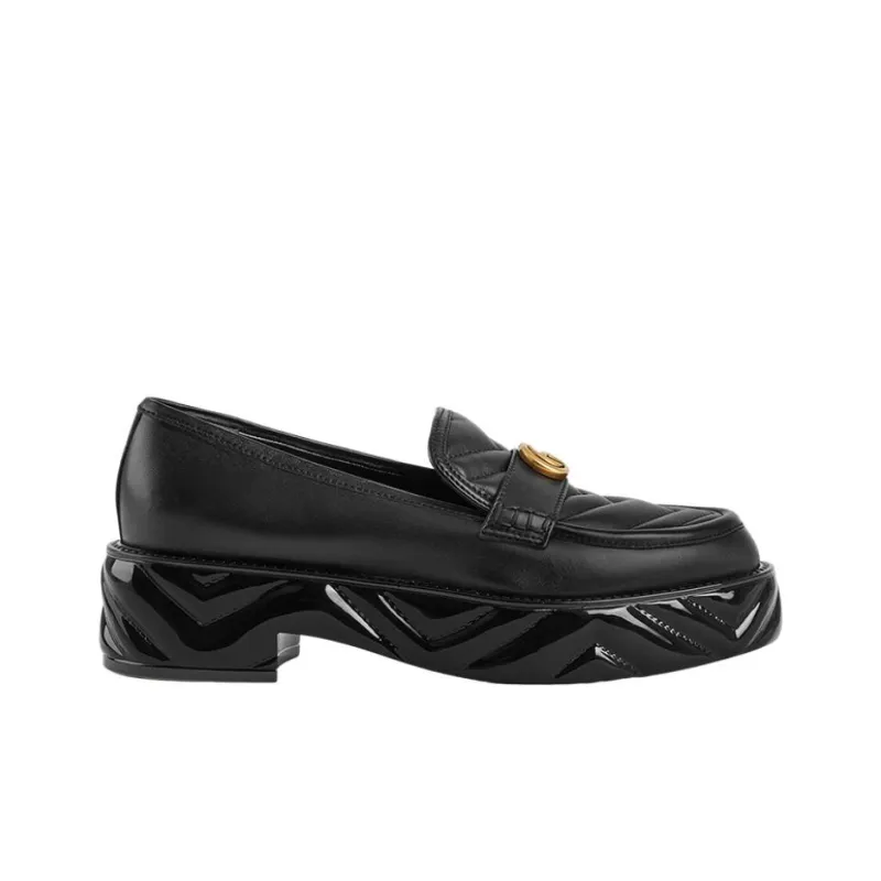 GUCCI Platform Shoes Women's Black-1